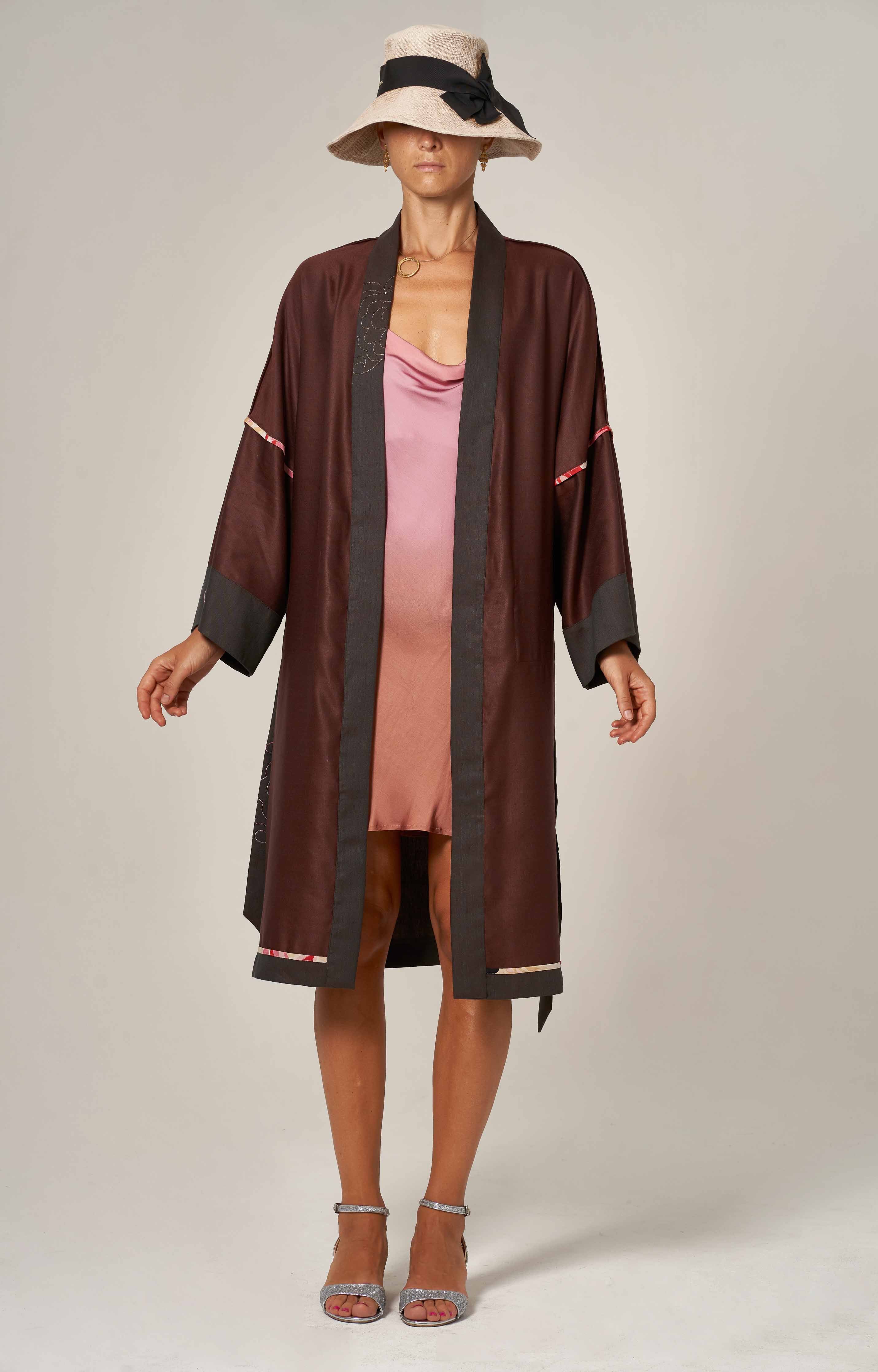限定価格セール！ - women for Kimono Versailles linen blend silk wool ジャケット・アウター